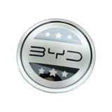 Maxbell Car Steering Wheel Emblem Sticker 9.5cm Auto Interior Accessory for Byd black