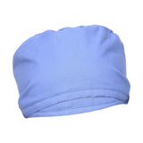 Maxbell Unisex Nurse Scrub Hat Working Headcover Chef Sweatband Nursing Turban Blue