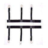 Maxbell 2Pcs Professional Leg Garters Suspenders Shirt Stay for Adults Unisex