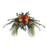 Maxbell Silk Floral Centerpiece Arrangement for Wedding Engagement Party Champagne