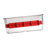 Maxbell Tissue Roll Holder Napkin Paper Storage Shelf Organizing Holders for Kitchen red