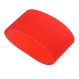 Maxbell Outdoor Silicone Round Non-slip Water Bottle Mug Cup Sleeve Cover red