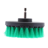 Max Power Scrubber Cleaning Drill Brush Tub Cleaner Green Medium Brush 4inch
