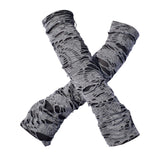Maxbell Broken Slit Gloves Steampunk Ripped Gloves Party Gothic Fingerless Gloves