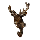 Maxbell Deer Coat Hook Clothes Hanger Wall Mounted Holder Heavy Duty for Entryway Aureate