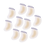 Maxbell 10Pcs Gel Shoes Stickers Foot Care for Sports Shoes High Heels 42mmx62mm