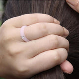 Maxbell 6 Pieces Multicolor Unisex Silicone Ring Rhinestone Rubber Wedding Band US 4