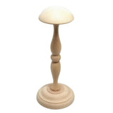 Max Vintage Wooden Wig Cap Helmet Hat Rack Holder Display Stands Free Standing M