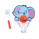 Maxbell Cartoon Board with Net and Ball Outdoor Indoor Game for Girls Boys Elephant