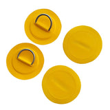 Maxbell 4x Premium Stainless Steel D-Ring Patch Pad For Inflatable Boat Fishing Raft