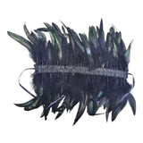 Maxbell Gothic Victorian Feather Collar Shoulder Cape Neck Warp for Halloween Black