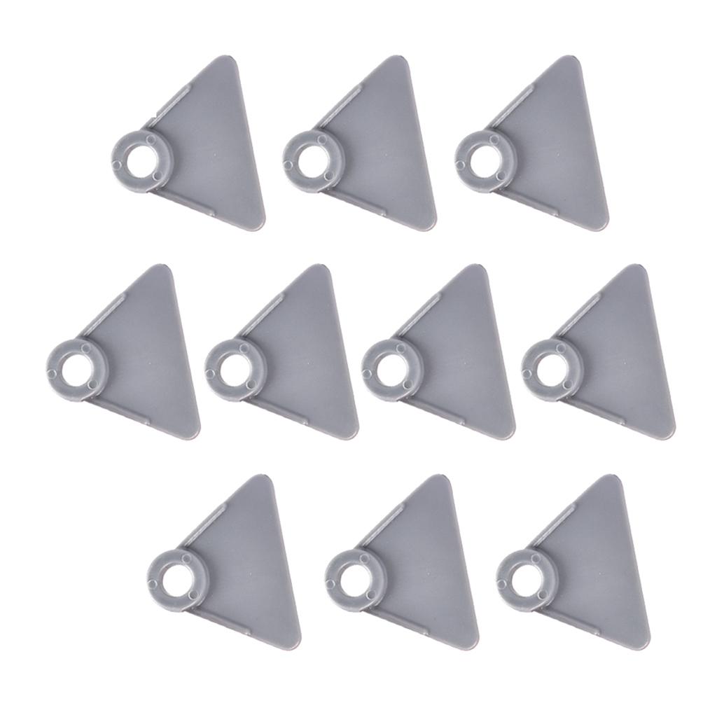 Max 10 Packs Heavy Duty Tarp Clips Lightweight Tent Hook Clamp Triangular L