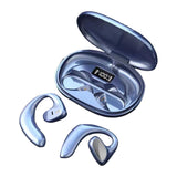 Maxbell Air Conduction Headphones Lightweight for Running Hiking Workout Blue