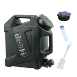Maxbell 12L Water Container with Faucet Water Bucket for Fishing Picnic Dish Washing Black