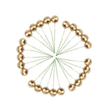 Maxbell 25 Pieces Mini Balloons Cake Topper DIY for Cake Baby Shower Decoration 5 Aureate 2cm