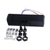 Max Motorcycle Audio Sound System APP Control FM Radio Stereo Speakers Black