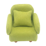 Maxbell 1:12 Dollhouse Miniature Furniture Sofa Armchair Couch Decor Toy Green