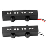 Max Maxb Ceramic 4 Strings Jazz Bass Guitar Pickups Set DIY Replacement Parts