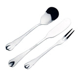 Maxbell 3 piece Stainless Steel Cutlery Dining Table Spoons Fork Dinner Flatware Set