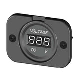 Max Maxb 12-24V LED Panel Digital Voltage Volt Meter Voltmeter for Motorcycle Car
