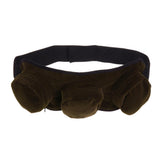 Max Smoke-free Neck Ankle Wrist Acupoint Pad Belt Moxibustion Bandage Bag Brown