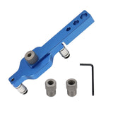 Maxbell Dowel Drill Joinery Kits 6/8/10mm Drill Bushings for DIY Furniture with Wrench