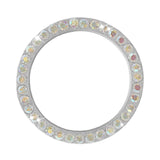Maxbell Bling Rings Shiny Start Button Rhinestone Ignition Push Button Trim Colorful