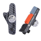 Maxbell 2x Bike Brake Pads Bicycle Brake Pads Left Right Aluminum Rubber Blocks Carbon Fiber