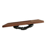 Max Metal Wooden Wall Shelf Iron  Board Sundries Storage Rack Shelf L