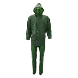 Max Maxb Adults Waterproof Rain Suit Jacket & Trousers Set Unisex Rain Coat Button Style