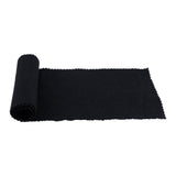 Maxbell Piano Keyboard Cover Fabric Key Cover Cloth for Upright Piano Electric Piano Black
