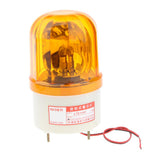 Maxbell 12V LED Rotating Strobe Warning Light Round Signal Beacon Flash Lamp Yellow