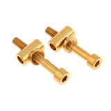 Maxbell Bike Seat Post Fixed Bolts Titanium Bicycle Fixed Screw Gold M5x35