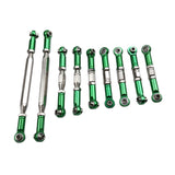 Max Maxb Metal Upgrading Parts Adjustable Rod for 1:12 Remote Control Vehicle Green