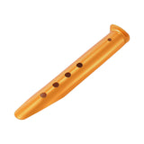 Maxbell Aluminum Alloy Tent Stakes Pegs Loose Sand Heavy Duty for Hiking Outdoor yellow