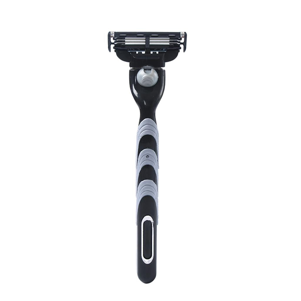 Maxbell Manual Beard Shaver Razors Hair Shaving Trimmer Handle+1x 3 Layer Blade Head