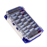 Maxbell Multi Functional Waterproof Fishing Tackle Box Double Sided Equipment Gear Blue