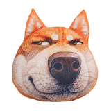 Maxbell Dog Printed Plush Pillow Cushion, Lifelike for for Living Room Decor Cute Despise