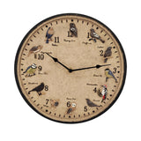 Maxbell Outdoor Hanging Clock Silent Waterproof for Garden Study Room Decorative