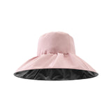 Maxbell Womens Sun Hat Floppy Wide Brim Beach Caps Fisherman Hat Bucket Hat Package Pink