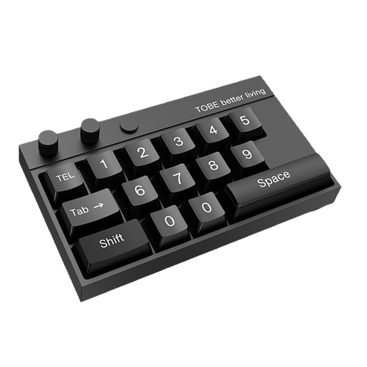 Maxbell Temporary Car Phone Number Keyboard Automobile Parking Phone Number Plate black