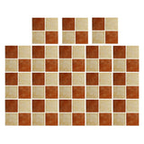 Maxbell 18 Pieces Adhesive Tile Mosaic Decal Kitchen Waist Line Wall Sticker Mural 7