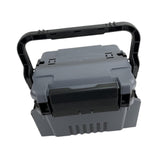 Maxbell Fishing Tackle Box Organizer Hard Case Portable Fishing Gear Tackle Box Gray