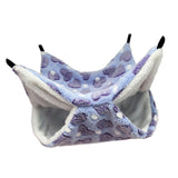 Maxbell Hamster Hammock Bed Bedding Sleeping Warm Playing for Small Pet Parrot Purple