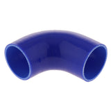 Maxbell 90 Degree 5mm Hose Turbo Silicone Elbows Coupler Pipe Hose  Blue