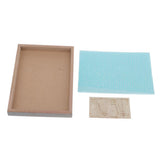 Maxbell 1/35 DIY Military Tank Sand Table Scene Building Kits Base Plate Blocks Set