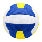 Maxbell Indoor Outdoor Training Beach Game Children Toys Competition Volleyball Ball 5 Blue White Yellow