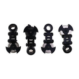 Max 1:10 RC Car Crawler Stealth Invisible Magnetic Body Shell Post Mount Black