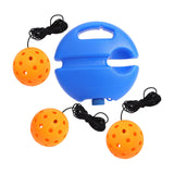 Maxbell Pickleball Trainer Professional Portable Convenient Pickleball Training Base with 3 Orange Balls