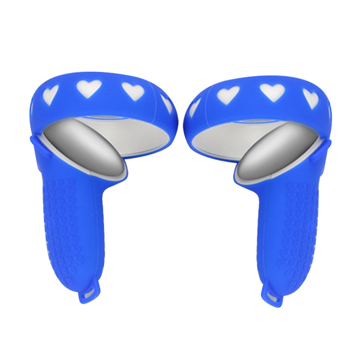 Maxbell Left and Controller Grip Cover Anti Shock Anti Slip for Quest 2 Blue